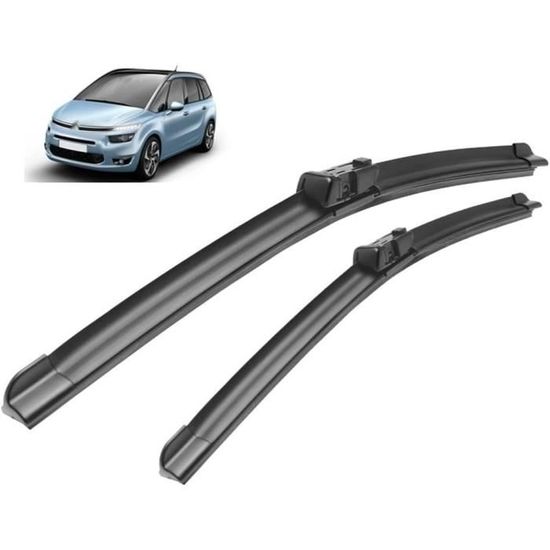 Lames D'essuie-glace Avant Plat Pour Citroën C4 Coupé 2004-2010 - Marque Partsline - Neuf