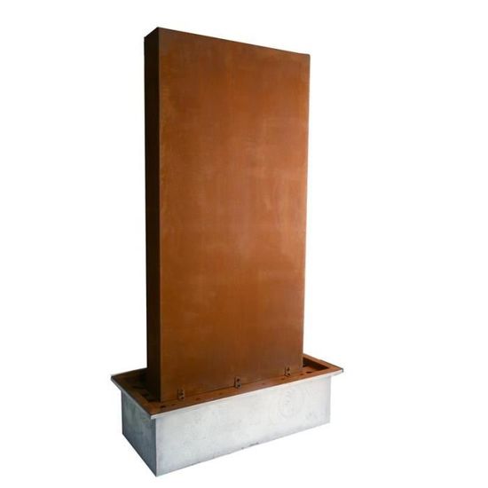 Panneau Brise-vue En Acier Rouillé - 160 X 50 Cm - Décoration De Jardin - Intimité Et Style - 5