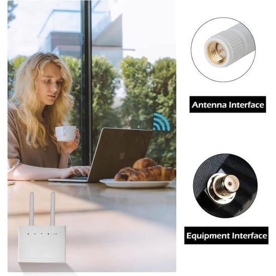 Antenne TS9 5dBi 4G/LTE - Lot De 2 - Pour Amplificateur Signal Mobile, Routeur 4G - Connecteur TS9 - 12