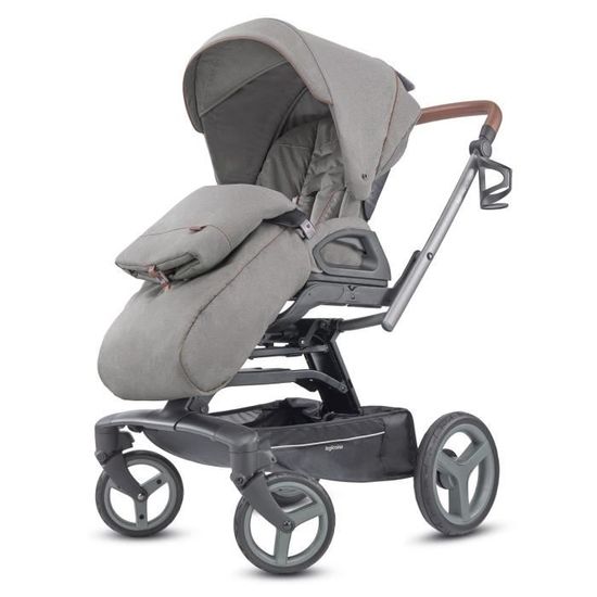 INGLESINA Poussette Tout Terrain Quad Cognac Noir Derby Grey