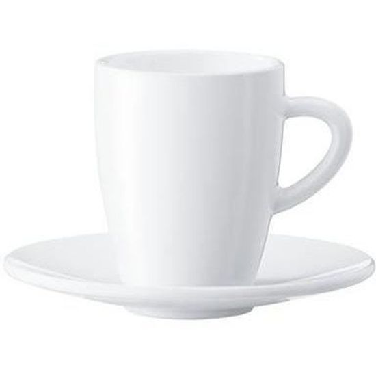 EXCELLENCE 2 Tasses INOX Expresso 80ml Motif Heart Of Fire - Tasses Café Design Inoxydable