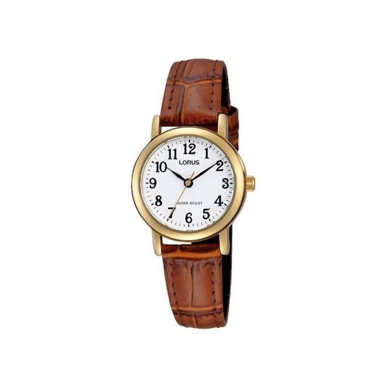 Montre Femme Lorus RRS18VX9 Quartz Cuir Marron