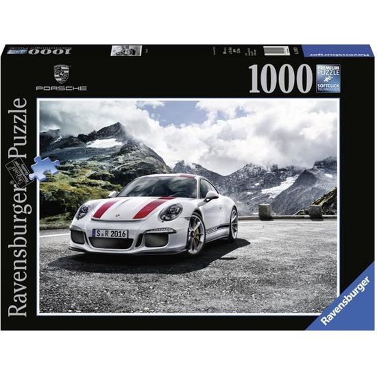 Puzzle Porsche 911 R - Ravensburger - 1000 pièces - Véhicules et engins - Mixte - 14 ans et plus