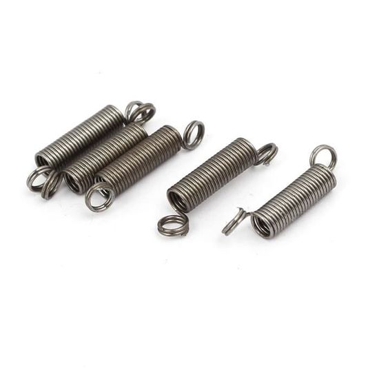 uxcell® 0,4 Mmx4mmx30 mm Ressorts à compression en acier inoxydable 304 ton argent 10 pcs