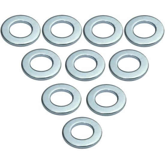 Lot De 400 Rondelles Plates M3 X 7mm X 0.5mm Plaquées Zinc Noir - Marque Uxcell
