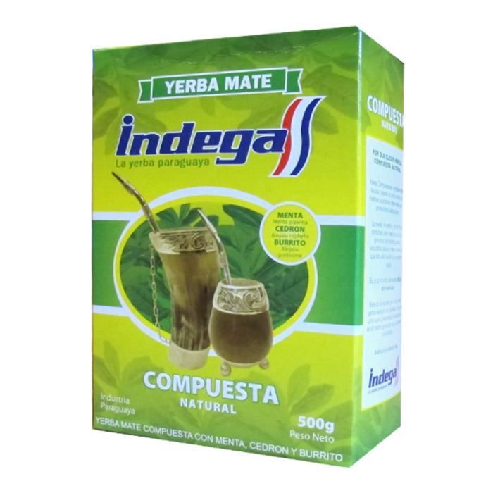 Yerba Mate Indega Compuesta naturelle