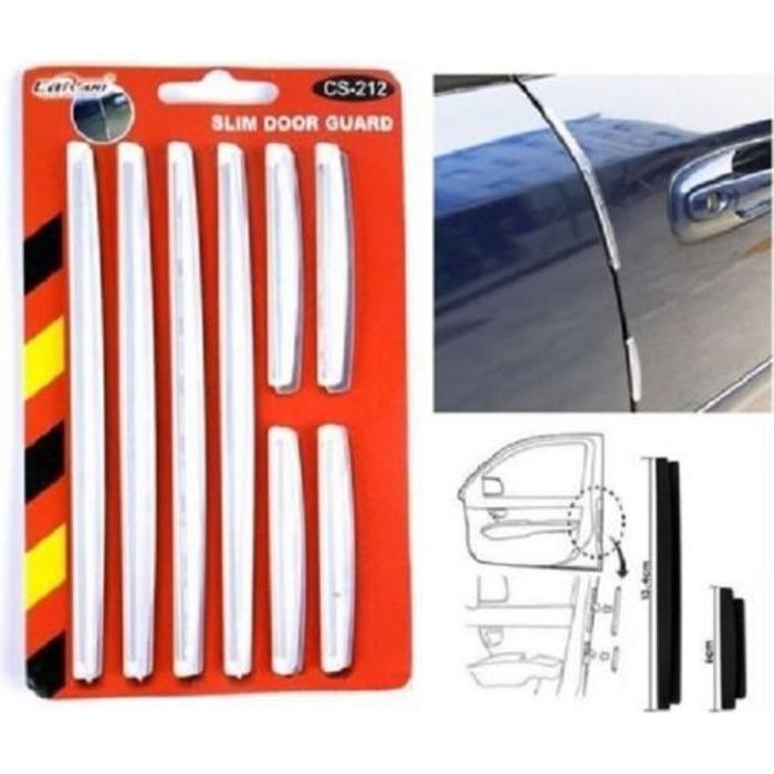 Protection Caoutchouc Transparent pour Porte De Voiture Véhicule anti-choc