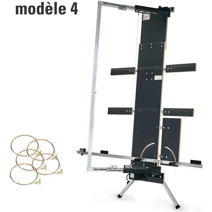 Machine de découpe polystyrène. Appareil de découpe à fil. GAZELLE n° 4, 1.300mm, 200 watts, 5 fils