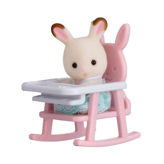 SYLVANIAN FAMILIES - 5197 - Valisette bébé lapin et chaise bébé - Les bébés
