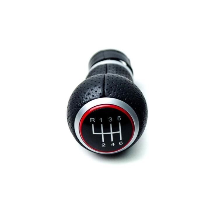 6speed red -Levier de changement de vitesse 12mm 5 6 vitesses, pour Audi A4 B6 B7 B8 A6 A3 SLine VW Golf Polo Bora Passat Ibiza 6J S