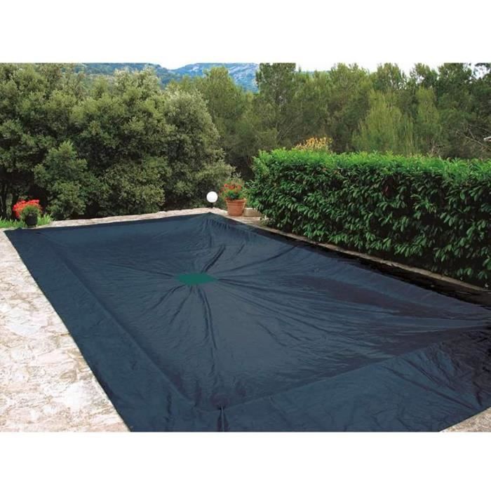 BACHE - COUVERTURE - VOLET - ENROULEUR WerkaPro 07426 - Bâche de protection 5x9 m - Pour piscine rectangulaire - 240g-m2 -49
