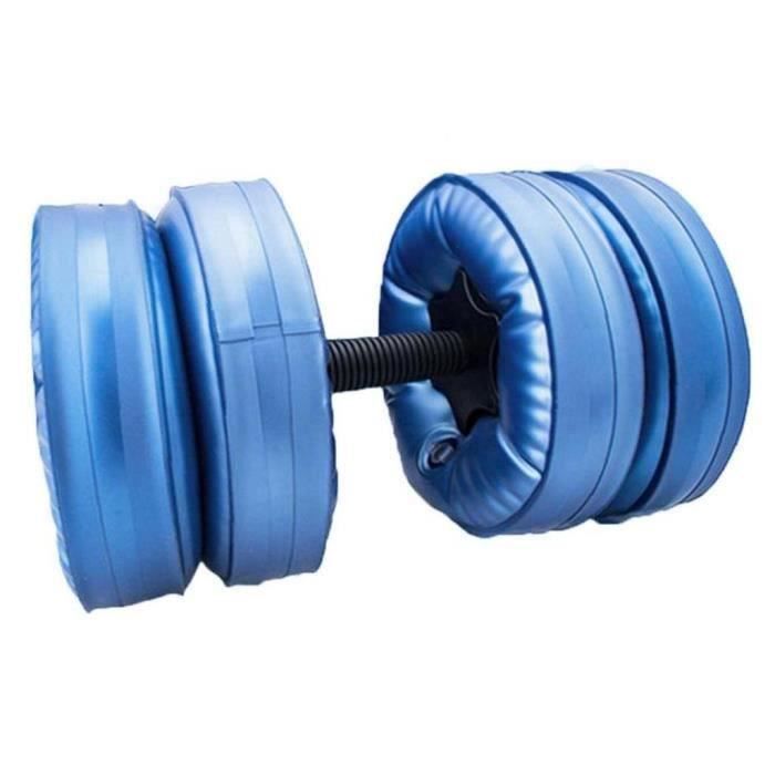 YD Dumbbells remplis d\'eau ajustable, 15 ~ 20 kg Haltères de voyage Bodybuilding Poids de levage de musculation entraînement pr