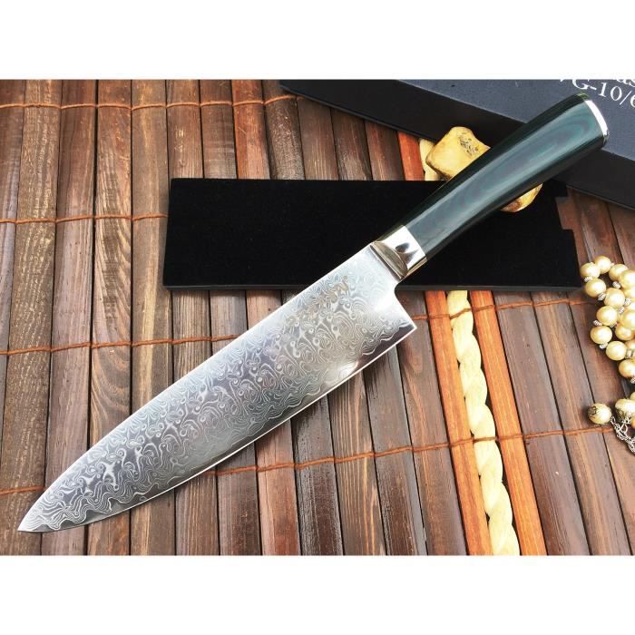 couteau de chef damas
