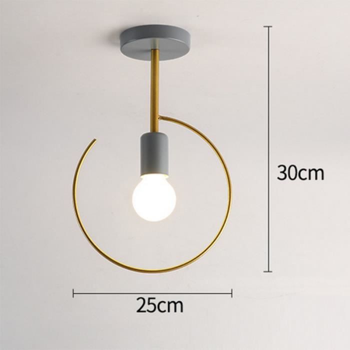 Suspension Lustre abat-jour Design Nordic E27 Type 10