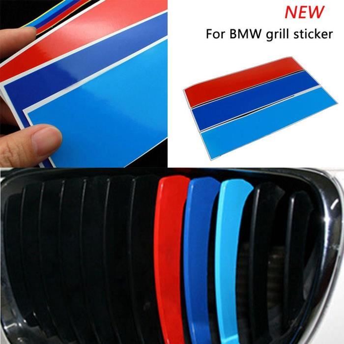 DECORATION VEHICULE Nouveau Molor Color Color Grill Sticker M Sticker Vinyle Insigne de vinyle Décalque
