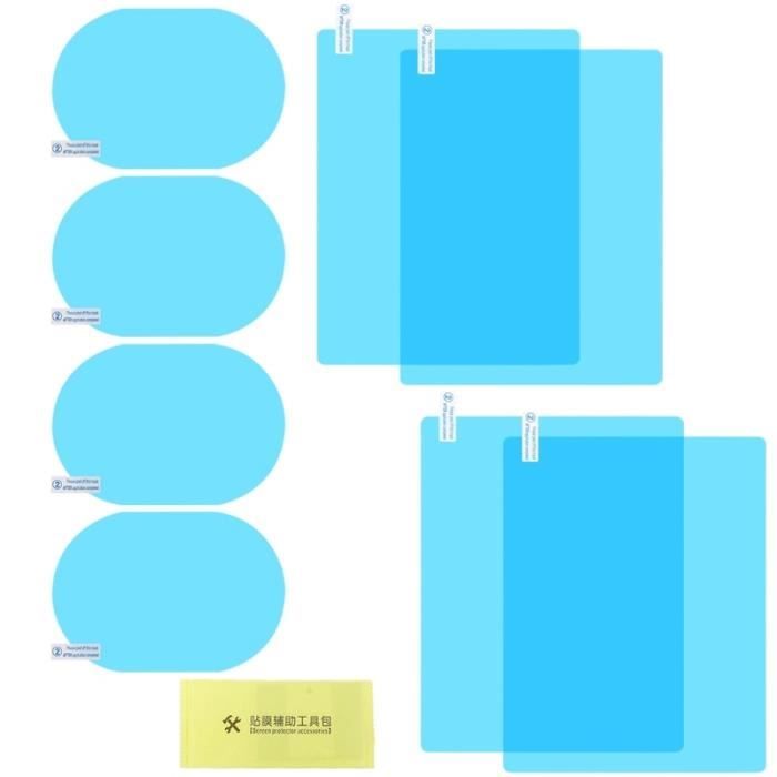 Rétroviseurs,Autocollant de protection pour rétroviseur de voiture, Film imperméable, Anti-buée, transparent, J60F, 8 pièces