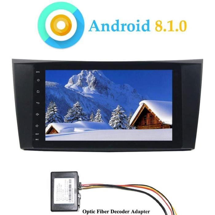 Android 8.1.0 Autoradio 8- Quad Core in-Dash Voiture Radio Car Radio Navigation GPS pour Mercedes-Benz E-W211-E200-E220-E240-E2 344