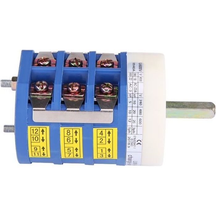 Commutateur inverseur direct, commutateur de renversement direct de pneu de machine de changeur de pneu de 220V / 380V 40A 40A