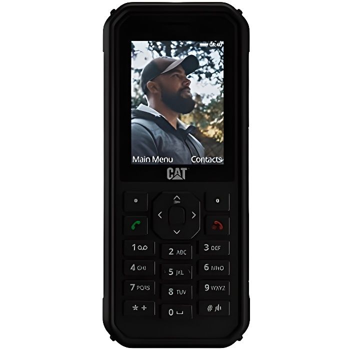 Caterpillar - Téléphone Professionnel 4G LTE Robuste Cat B40. IP68, IP69, entièrement étanche, Norme Militaire MIL-Spec 810H,