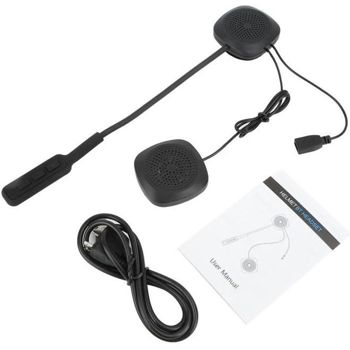 Écouteur - MH03 V4.2 + EDR Casque de moto mains libres Bluetooth Casque Bluetooth Répondeur manuel automatique Écouteur