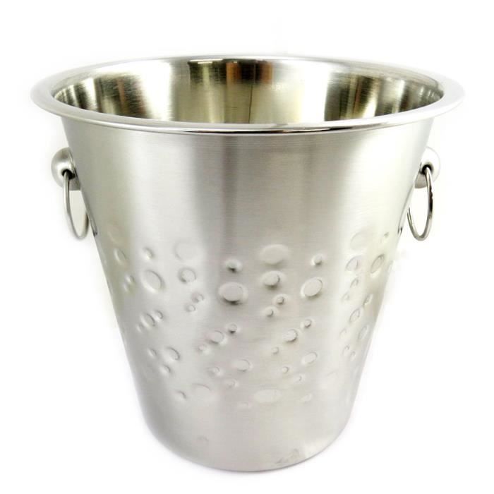 Seau à champagne -Dégustation- chrome (bulles)