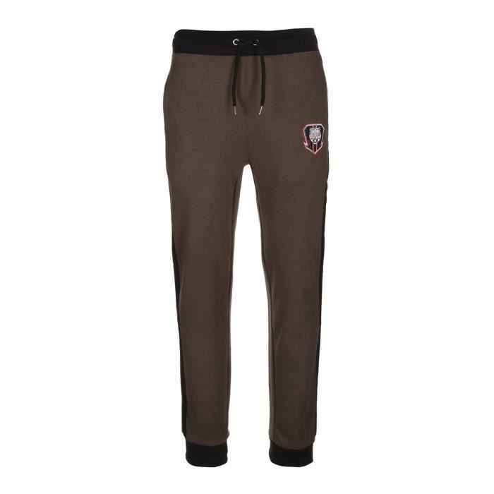 RIVALDI - Bas de jogging en coton - Vert kaki - Adulte Homme