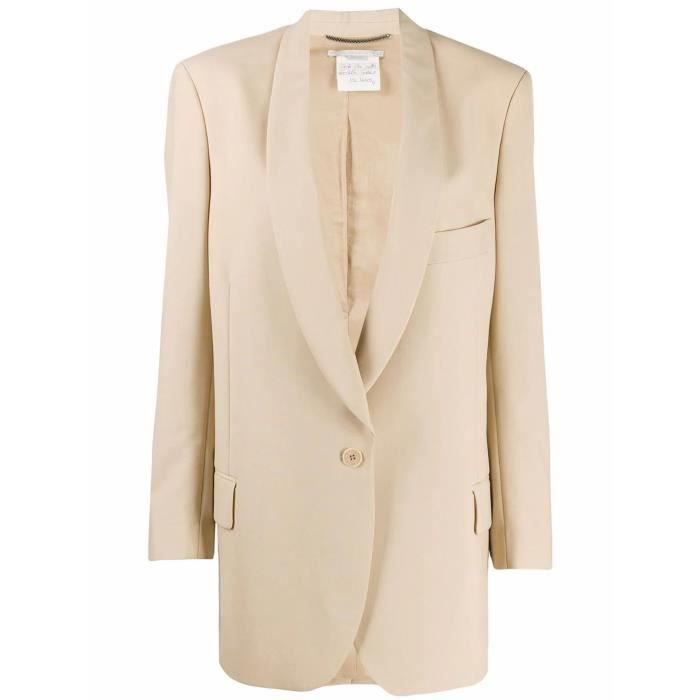 STELLA MCCARTNEY FEMME 600773SOA417110 BEIGE LAINE BLAZER