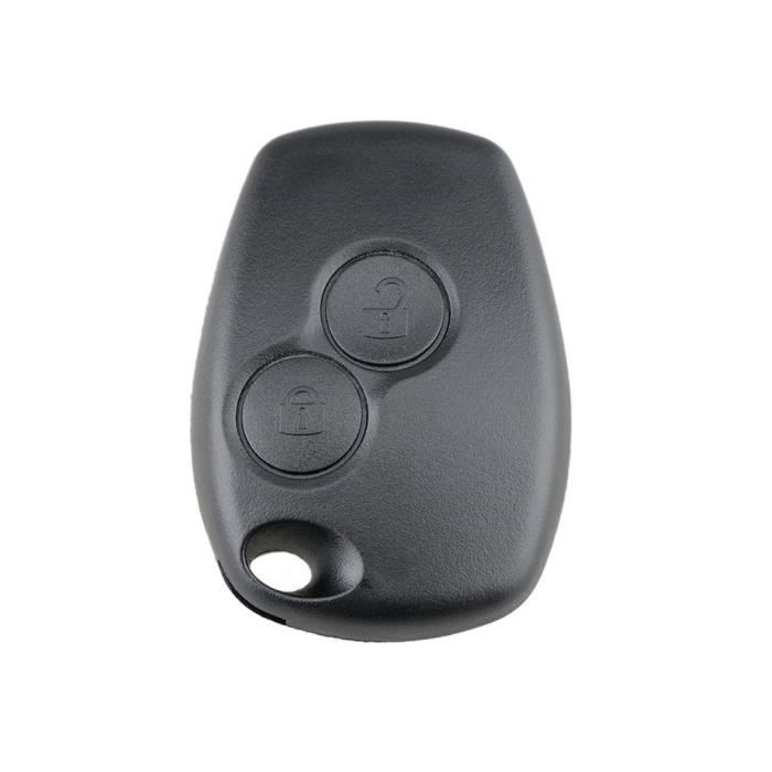 INT Etui clé 2-3 B pour Renault Megane Modus Espace Laguna Duster Logan Dacia noir