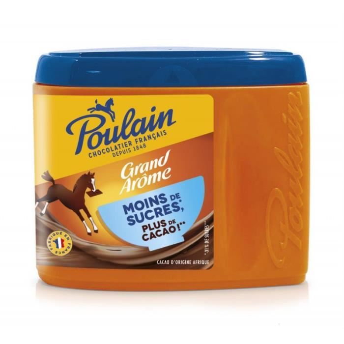 POULAIN - Grand Arôme Moins De Sucre 400G - Lot De 4
