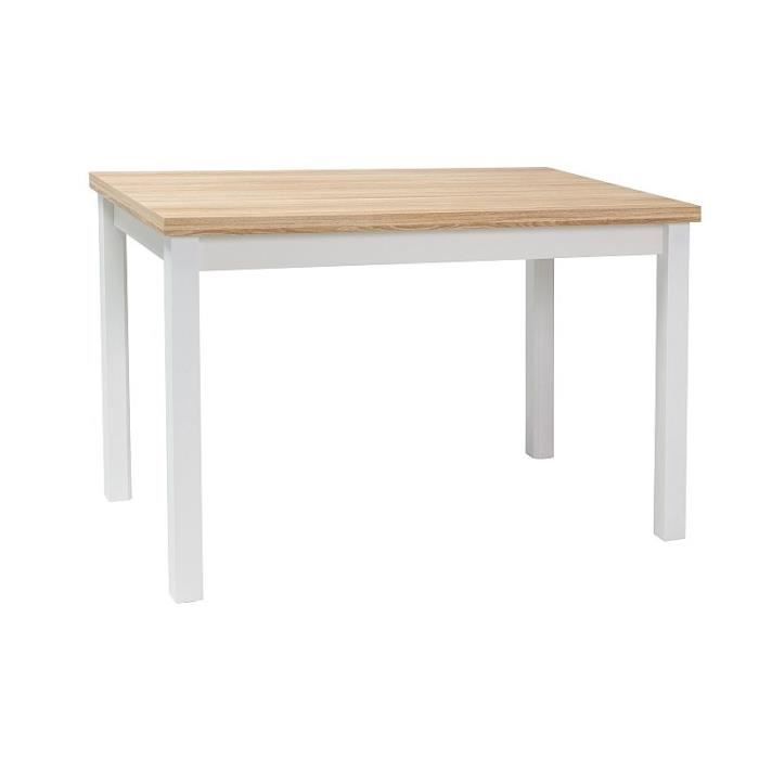 signal TABLE CHÊNE ADAM / BLANC MAT 100x60 - 5901477277979