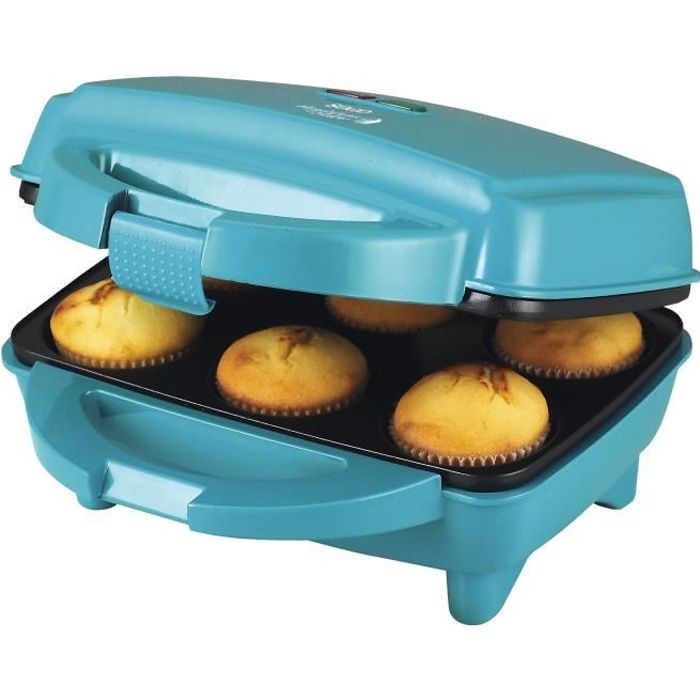 Sogo CCM-SS-7188 - Machine à cupcakes et muffins, 6 cupcakes, 700 W, couleur bleue