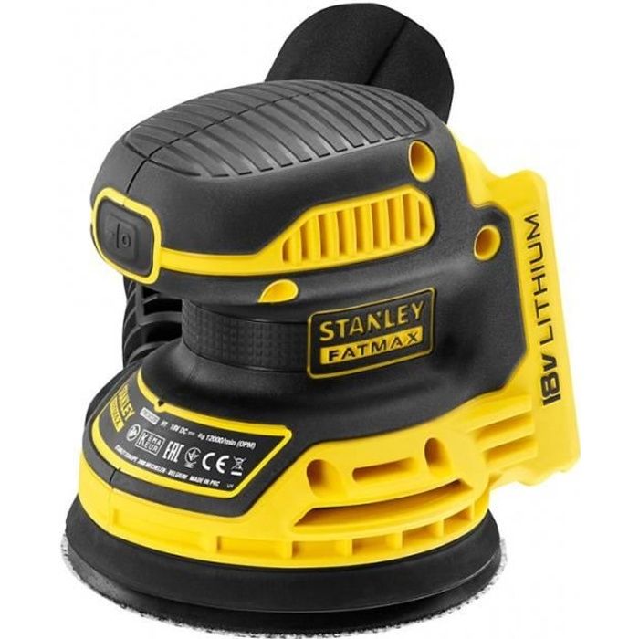 Stanley Ponceuse excentrique Stanley Fatmax FMCW220B 125 mm, 18V