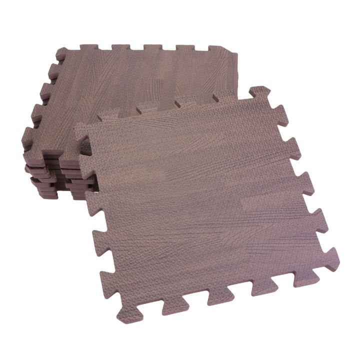 12 PCS tapis de sol emboîtable EVA étanche carrelage mousse d'exercice pour chambre salon CORDE A SAUTER