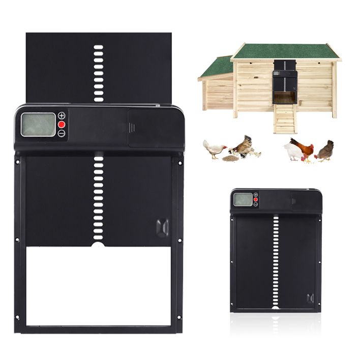 Meilleurs prix pour Porte automatique de poulailler, induction électrique, synchronisation intelligente, ouverture et fermeture automatiques, IPX3