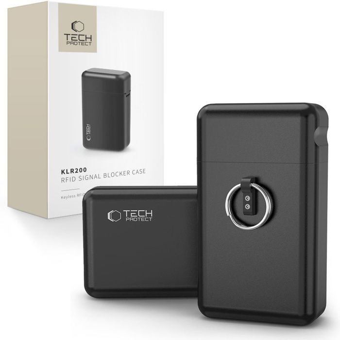 Étui Métal Anti-RFID - Faraday - Klr200 - Noir - Coque Rigide - Mixte
