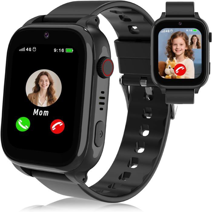 YEDASAH Montre Connectée Enfant 4G, Montre Intelligente