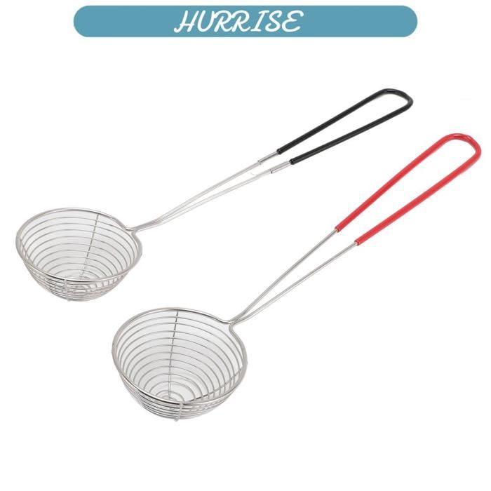 Lot De 2 écumoires En Silicone – Manche Long 32,5 Cm, Idéal Pour Filtration Et Cuisson - 10