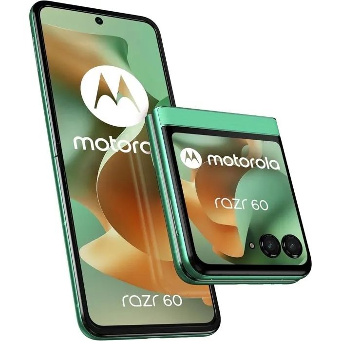 Smartphone Motorola razr 60 12 GO + 256 GO 5G VertAppareil Photo 50 MP avec IABatterie 4500 mAhGarantie 2 Ans