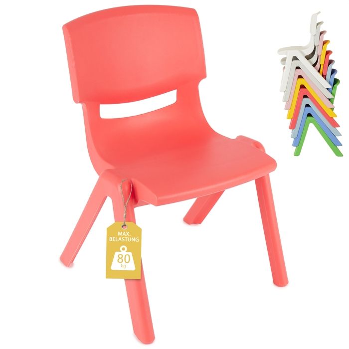 Bieco chaise enfant empilable rouge en plastique dès 12 mois charge max 80 kg pour intérieur et extérieur 36 x 34 x 51 5 cm Bieco chaise enfant empilable rouge en plastique dès 12 mois charge max 80 kg pour intérieur et extérieur 36 x 34 x 51 5 cm