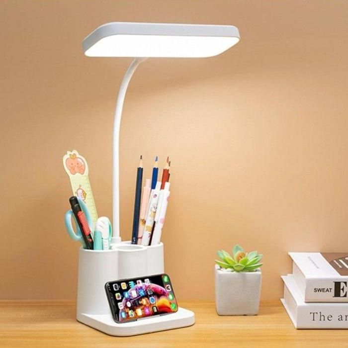Lampe de bureau LED - Rechargeable XH4000 - Intensité et couleur réglables - Protection des yeux - Batterie 14h