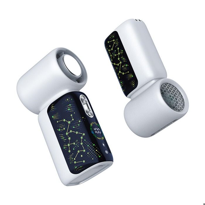 Ventilateur de main - COSYHOMES - 3000mAh Glace - 100 vitesses - USB rechargeable - Refroidissement 16°C