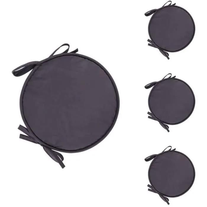 Galette de Chaise - Universel - 30x30cm - Imperméable - Déhoussable - Gris foncé Galette de Chaise - Universel - 30x30cm - Imperméable - Déhoussable - Gris foncé