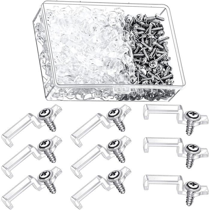 150 Pièces Clip De Fixation Pour Bande Led 10Mm Clip De Support De Fixation De Bande De Lumière En Silicone Light Strip Clip[CA238]