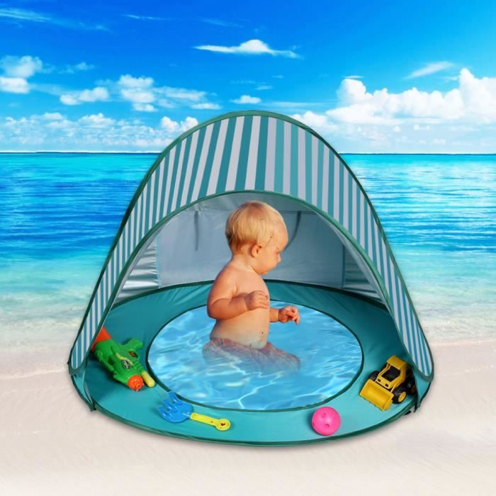 Tente Pop Up Tente De Plage Pour Enfant Bebe 1 6 Ans Avec Piscine Anti Uv Abri De Soleil Tente Camping Exterieur 1 80 70cm Prix Pas Cher Cdiscount