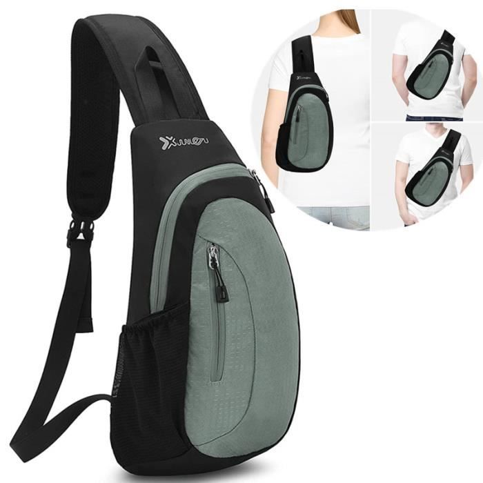 Sac à Dos Bandoulière Sac Poitrine Léger Petit pour Sport