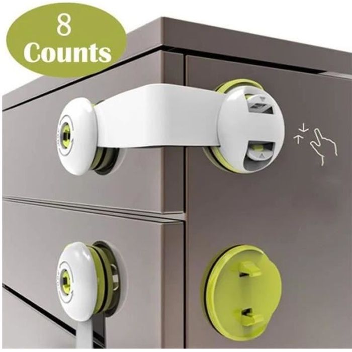 10 Bloque Porte Invisible + 2 Clés Magnétique + Outil, Sécurité Enfant  Porte Placard et Tiroir, Bloc Porte Securite Bebe - Cdiscount Puériculture  & Eveil bébé