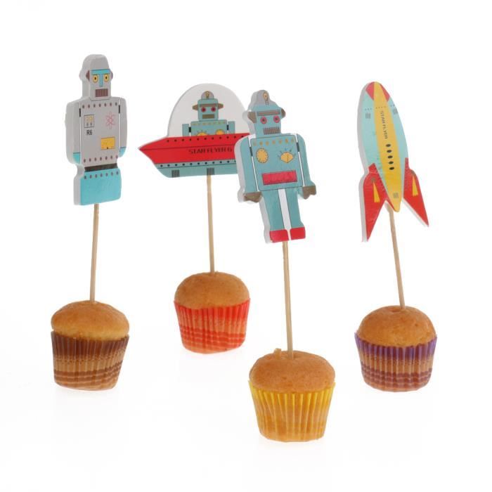 Lot 24pcs Diy Topper Gateaux Aviation Robot Vaisseau Spatial Decoration Pour Anniversaire Enfant Achat Vente Jupe Porte Cercueil 24 Pieces Cupcake Picks Cdiscount Lot 24pcs Diy Topper Gateaux Aviation Robot Vaisseau Spatial Decoration Pour Anniversaire Enfant Achat Vente Jupe Porte Cercueil 24 Pieces Cupcake Picks Cdiscount