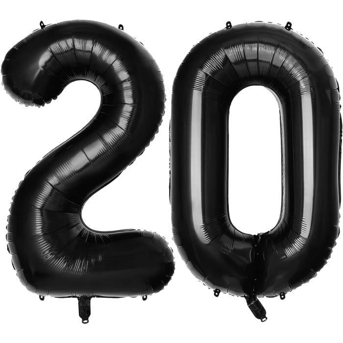 Ballon En Chiffre - Multicolore - 9 - 100cm - Décoration De Fête - Anniversaire