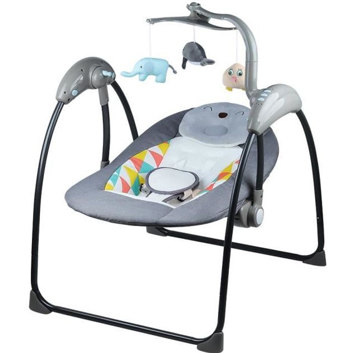 Balancelle Electrique Transat Bebe Electrique Compacte Pliable Gris Usb 5 Vitesses Avec 1 Moustiquaire Achat Vente Transat Soldes Sur Cdiscount Des Le Janvier Cdiscount