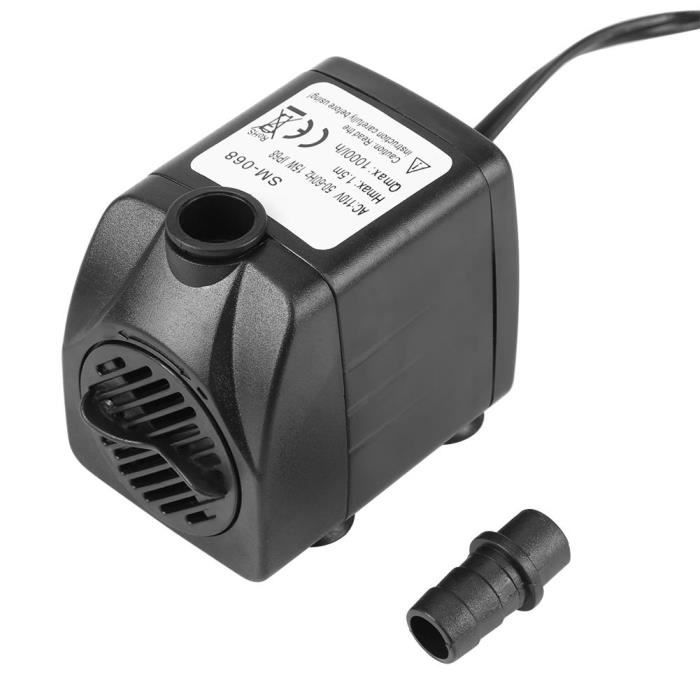 Pompe à eau submersible - SM-068 - Ultra-silencieuse - 1000L/H - Fiche EU